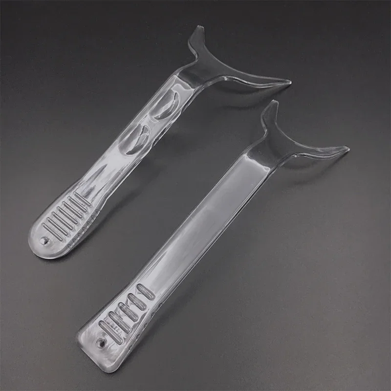 Retractor de presión de labio Dental, Retractor de labio de mejilla Intraoral de ortodoncia, abridor de boca de dientes de plástico, 2 uds.