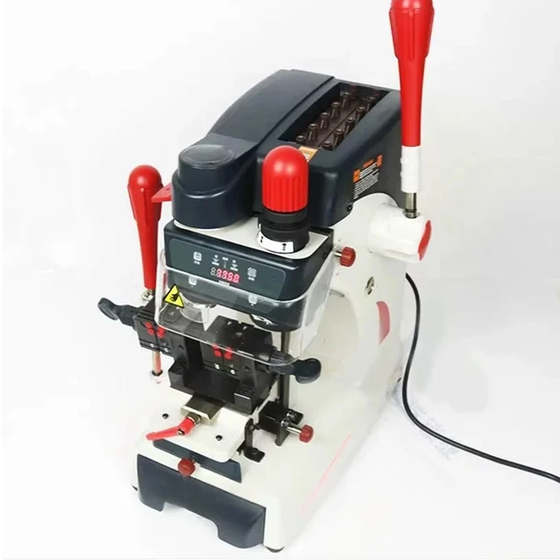120W Q33A Vertical Key Duplicator Multifunctional Key Copy Cutting Machine Adjustable Speed Ambient Light
