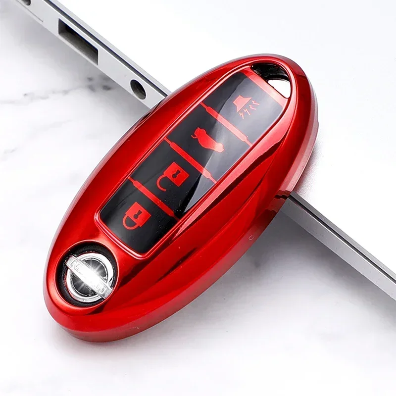 Car 4/5 Button Key Cover Case Shell for Nissan Qashqai X-Trail T31 T32 Juke J10 J11 Kicks Tiida Pathfinder Note for Infiniti