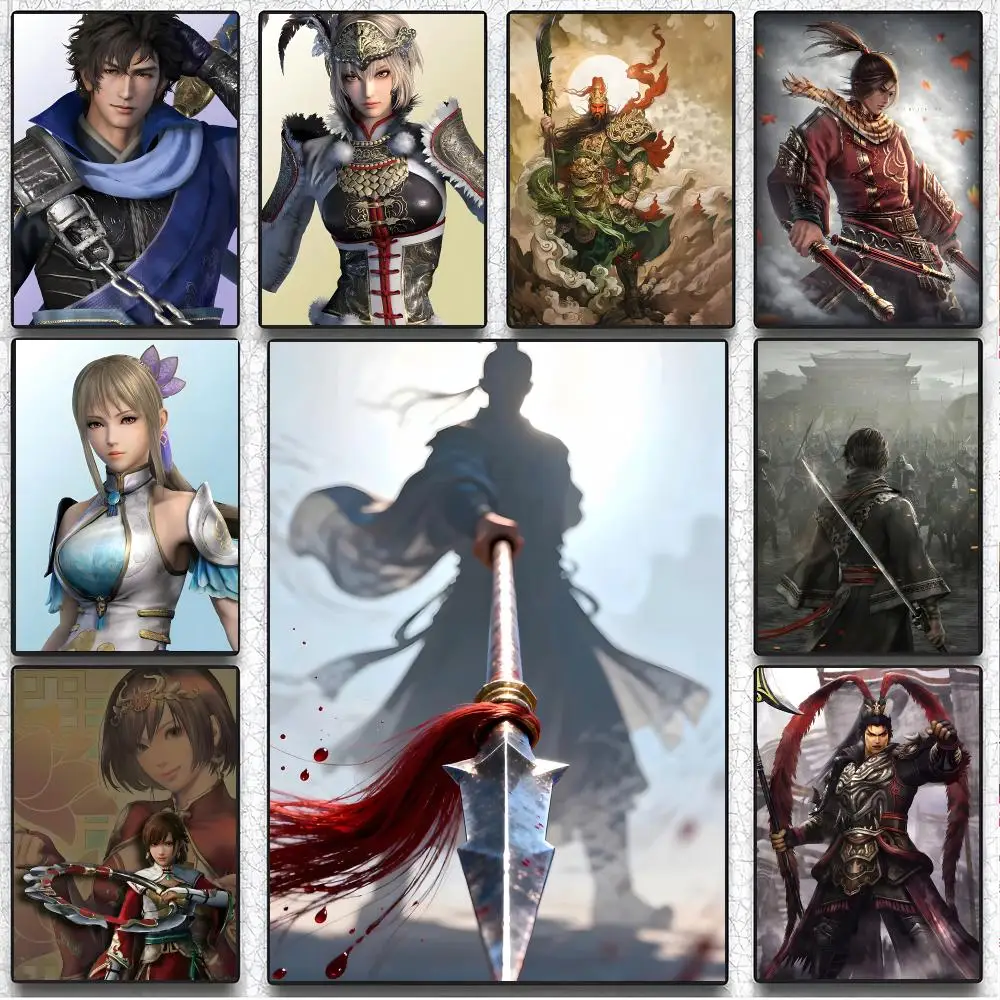 game hackandslash D-Dynasty Warriors Poster Artistic Instant Peel-Off Wall Decor Atmosphere Setter for Bedside & Shared Room