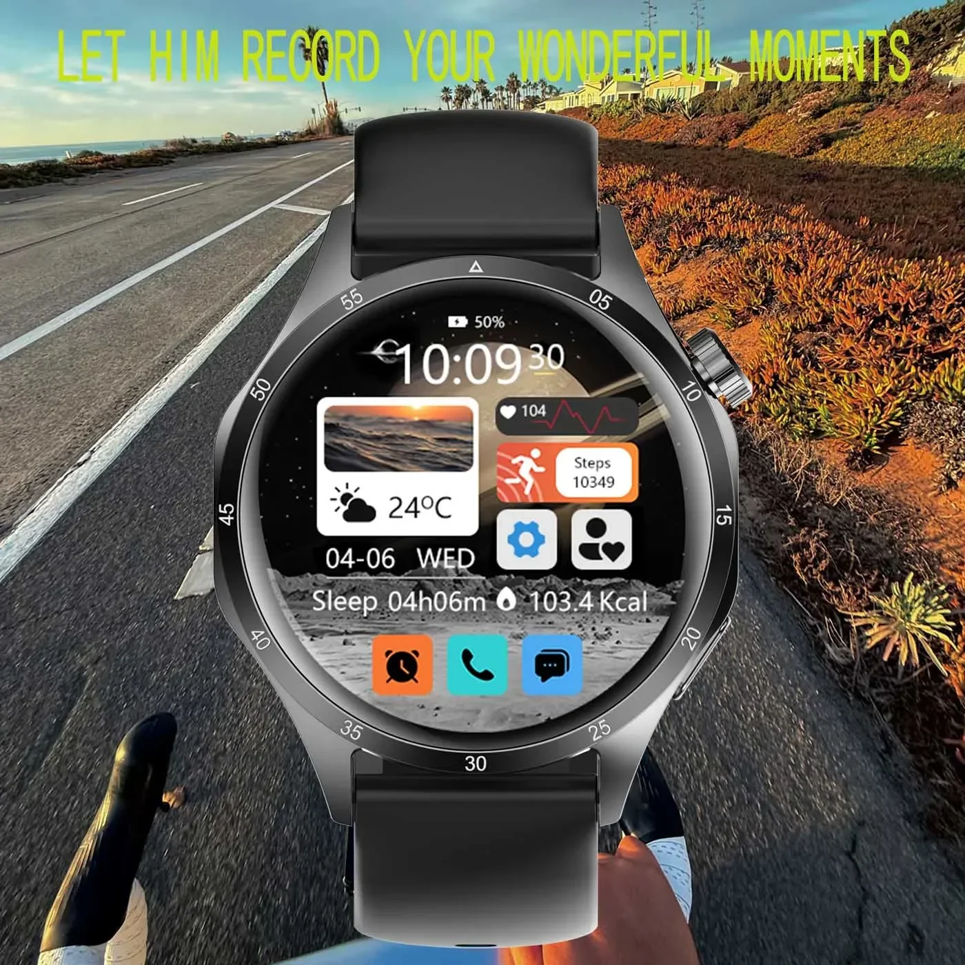 

Для HUAWEI и спортивных часов 2025 — совершенно новые мужские умные часы для обнаружения езды на велосипеде, кровяного давления и сердечного ритма.