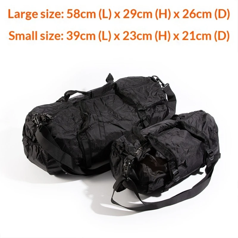 حقائب كتف خفيفة الوزن للغاية للرجال من قماش أكسفورد حقيبة كروس للرجال كبيرة غير رسمية للسفر في الهواء الطلق تناسب كيس الكمبيوتر