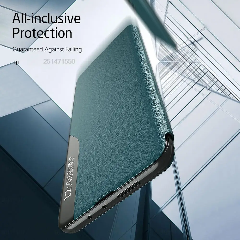 Smart Window Leather Flip Case For Samsung Galaxy A53 5G A33 A73 A23 A13 4G 2022 A 13 23 33 53 Stand Coque Magnetic Book Cover