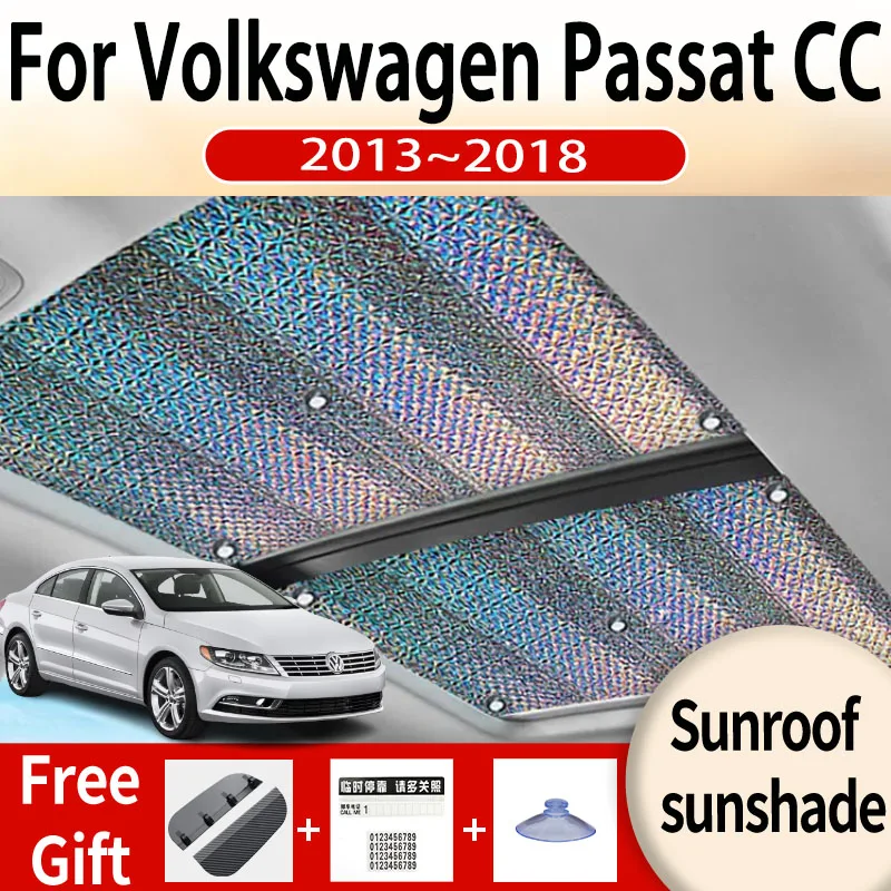 

For Volkswagen VW Passat CC 2013~2018 New Car Sunroof Sunshade Panoramic Windshield Sunshade Anti-ultraviolet Auto Accessories