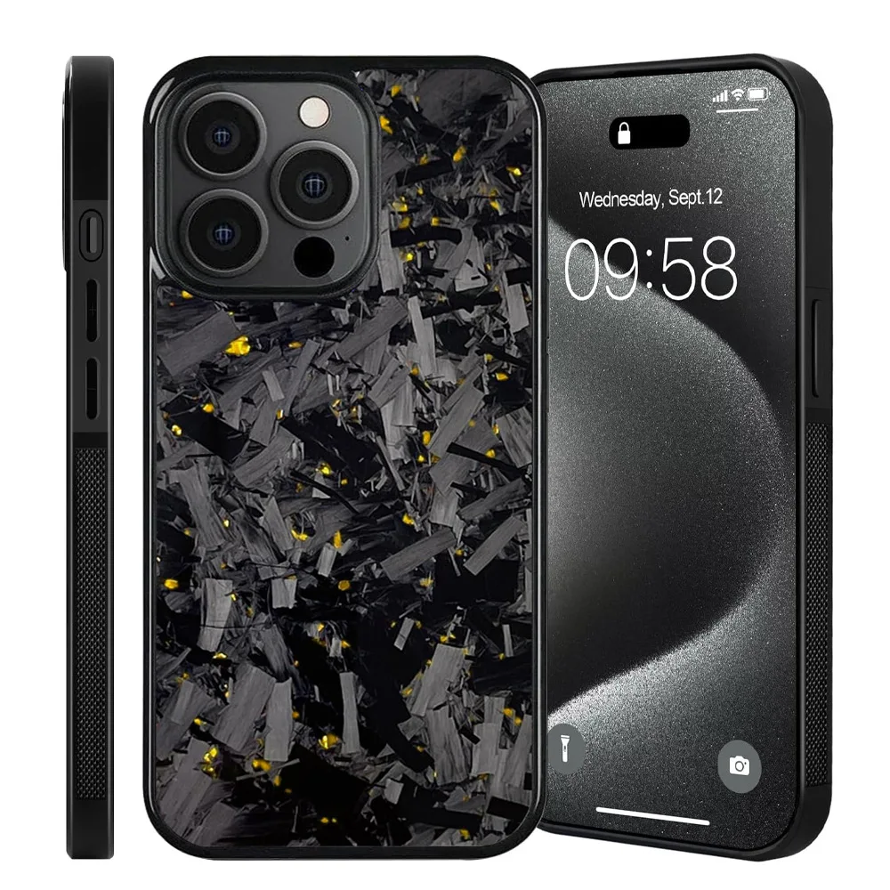 Magnetische Echt-Carbon-Hülle für iPhone 18 Pro 17 17Air 16 15 14 13 12 11 Pro Max Schutzhülle mit MagSafe