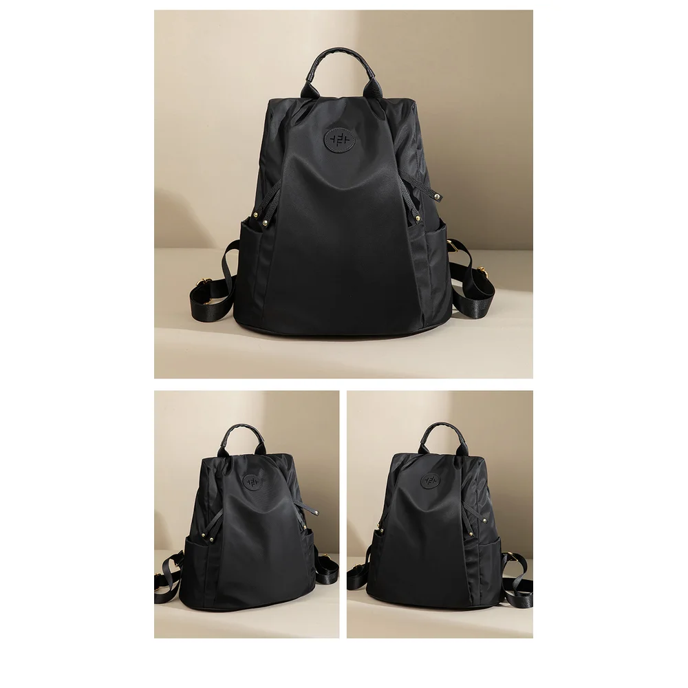 Zaino leggero premium da donna, nuovo zaino da viaggio da donna casual in tessuto Oxford di grande capacità alla moda del 2025