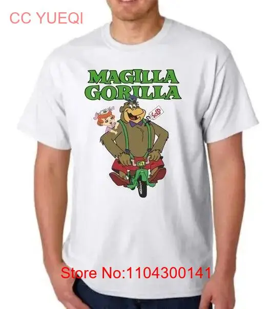 MAGILLA GORILLA OGEE RIDING T SHIRT TEE CARTOON TV SHOW HANNA BARBERA TOTAL long or short sleeves