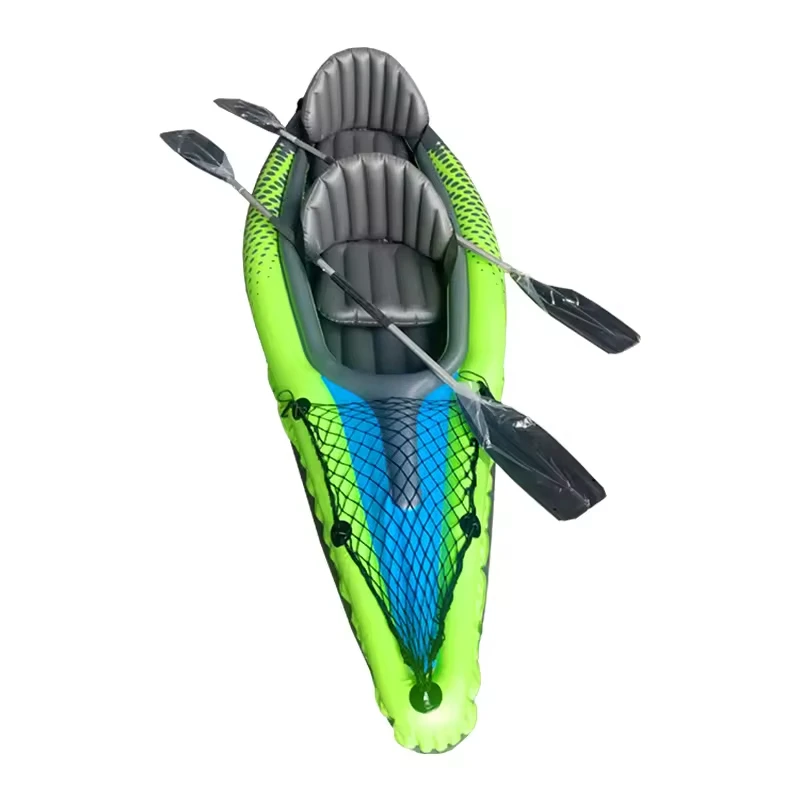 

Inflatable Kayak with Paddle Double Thickness Wearable Inflatable Kayak Foldable