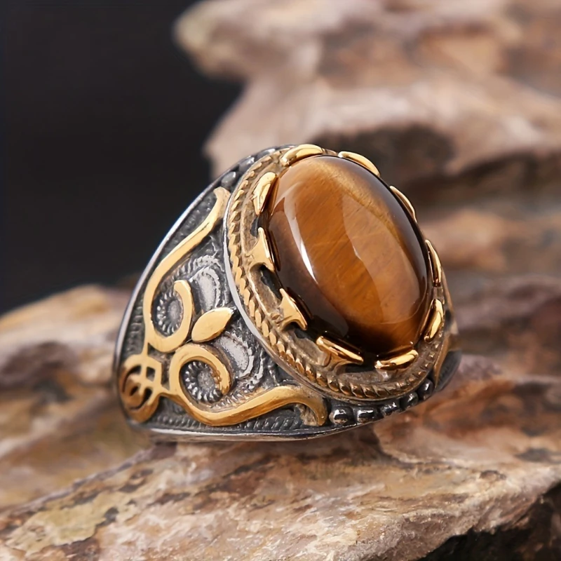1 Stück handgeschnitzter Ring – Men'S Accessories Hand Bands Bewertung und Preis