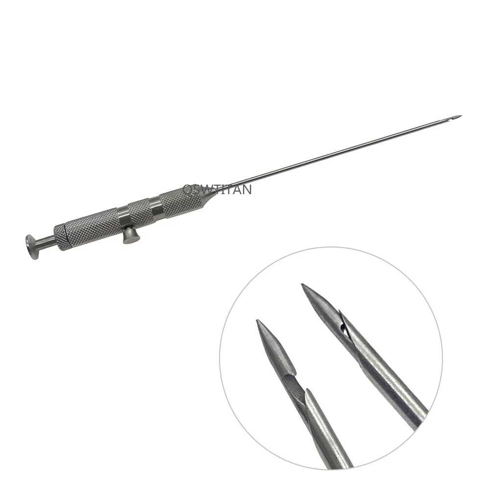 Automatic Thread Piercing Needle for Cosmetic Plastic Surgery Puncture Machine Face Lift Tool Large V Guide Needle