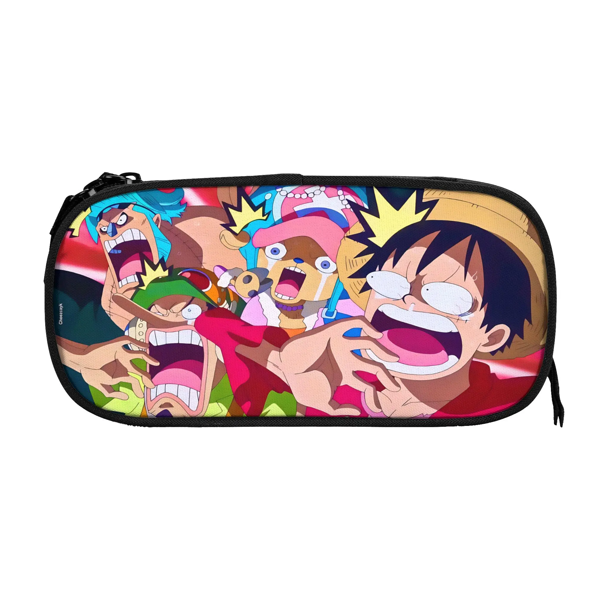 Custom Anime One piece Theme Large Capacity Bags for Child  Handheld Study Bag for Boys Gilrs Kids