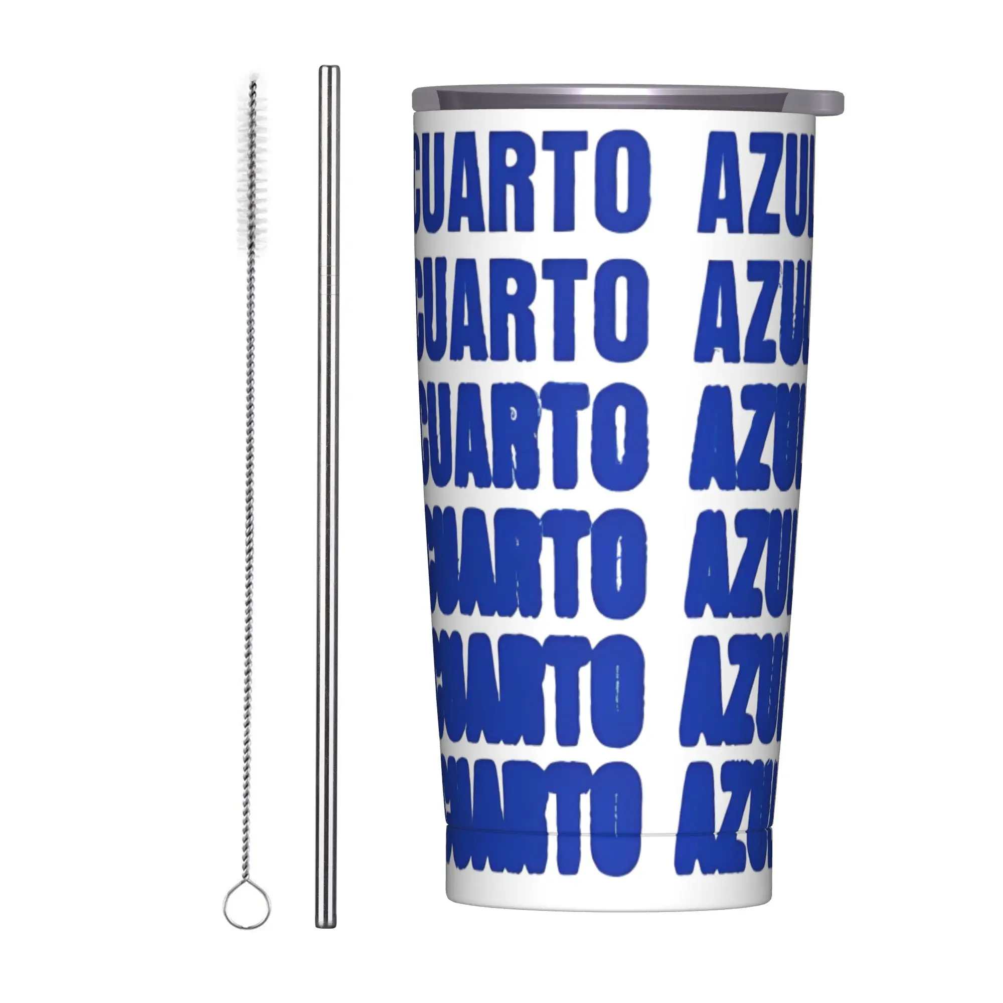 

Изолированный стакан Aitanaed Singer Cuarto Azul с крышкой, вакуумные кофейные кружки, чашка для бутылки с двойными стенками, 20 унций