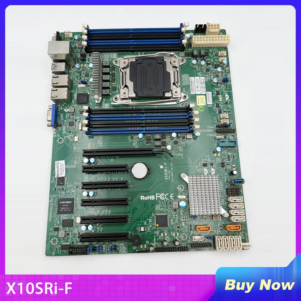 

For Supermicro Motherboard E5-1600/2600 V3/V4 Family ECC i350-AM2 Dual Port GbE LAN LGA2011 DDR4 X10SRi-F