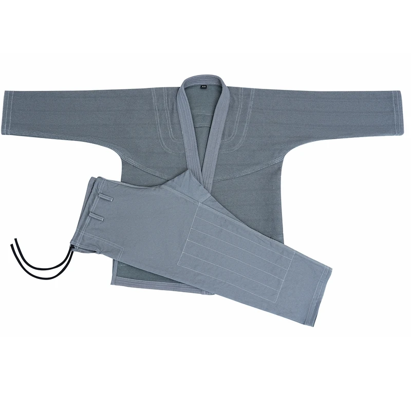 

Gray Brazilian Jiu Jitsu Suit Containing Belt