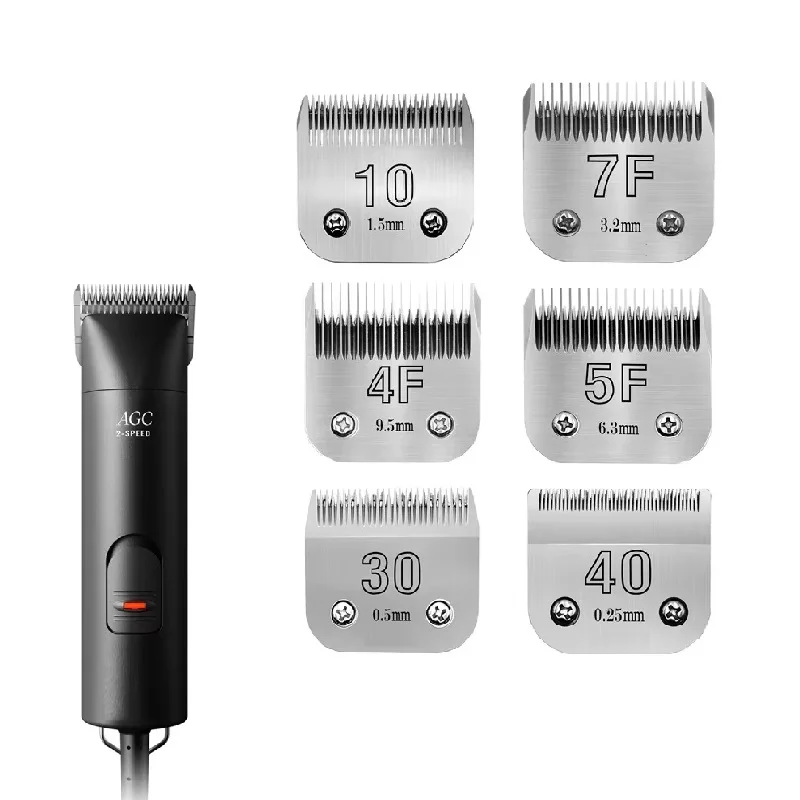 4F,5F,7F 9#,10#,30#,40#, 50# Pet Dog Hair Trimmer Steel Blade For Most Andis，Oster A5 & 76 ，Wahl KM Animal Clippers