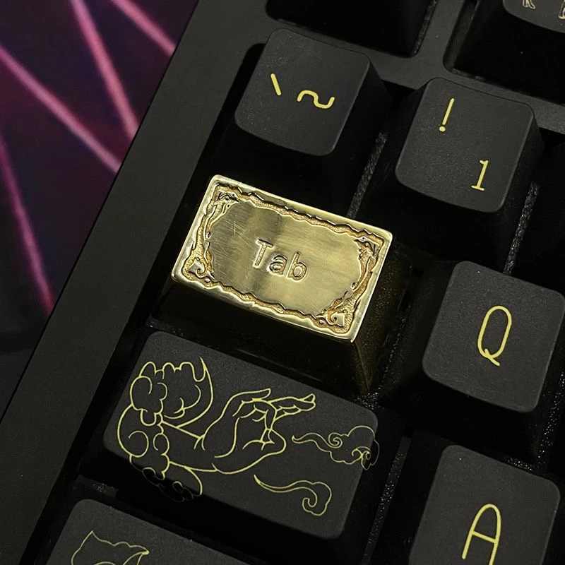 Metal Keycaps Copper Polished and Glossy Custom 1/1.25/1.75/2/2.25/2.75U Keycaps for Mechanical Keyboard Gamer Accessories Gift - Image 4