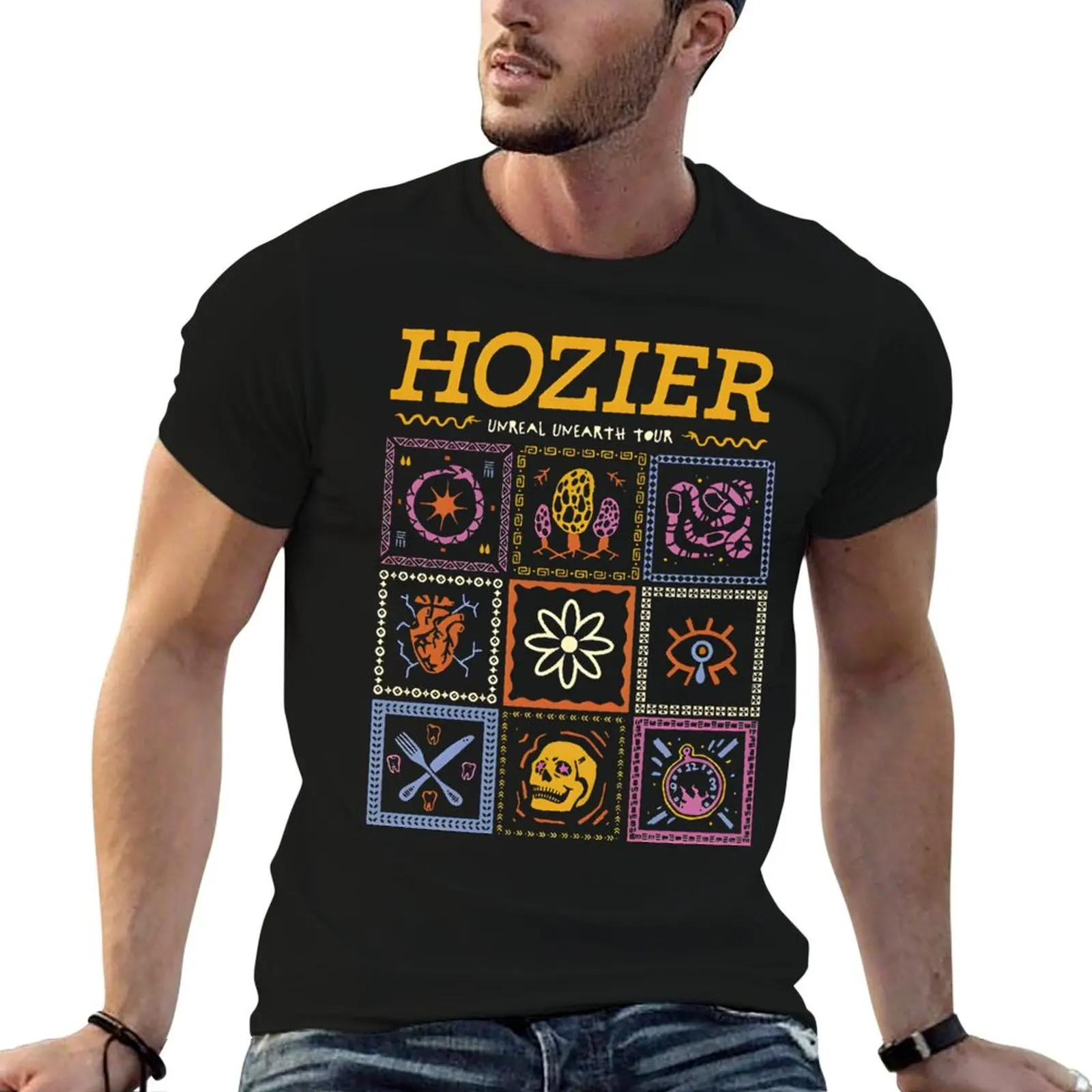 Unreal Unearth Hozier T-Shirt mens graphic t shirts anime t shirts for man t shirt for man 100 percent cotton T-shirt