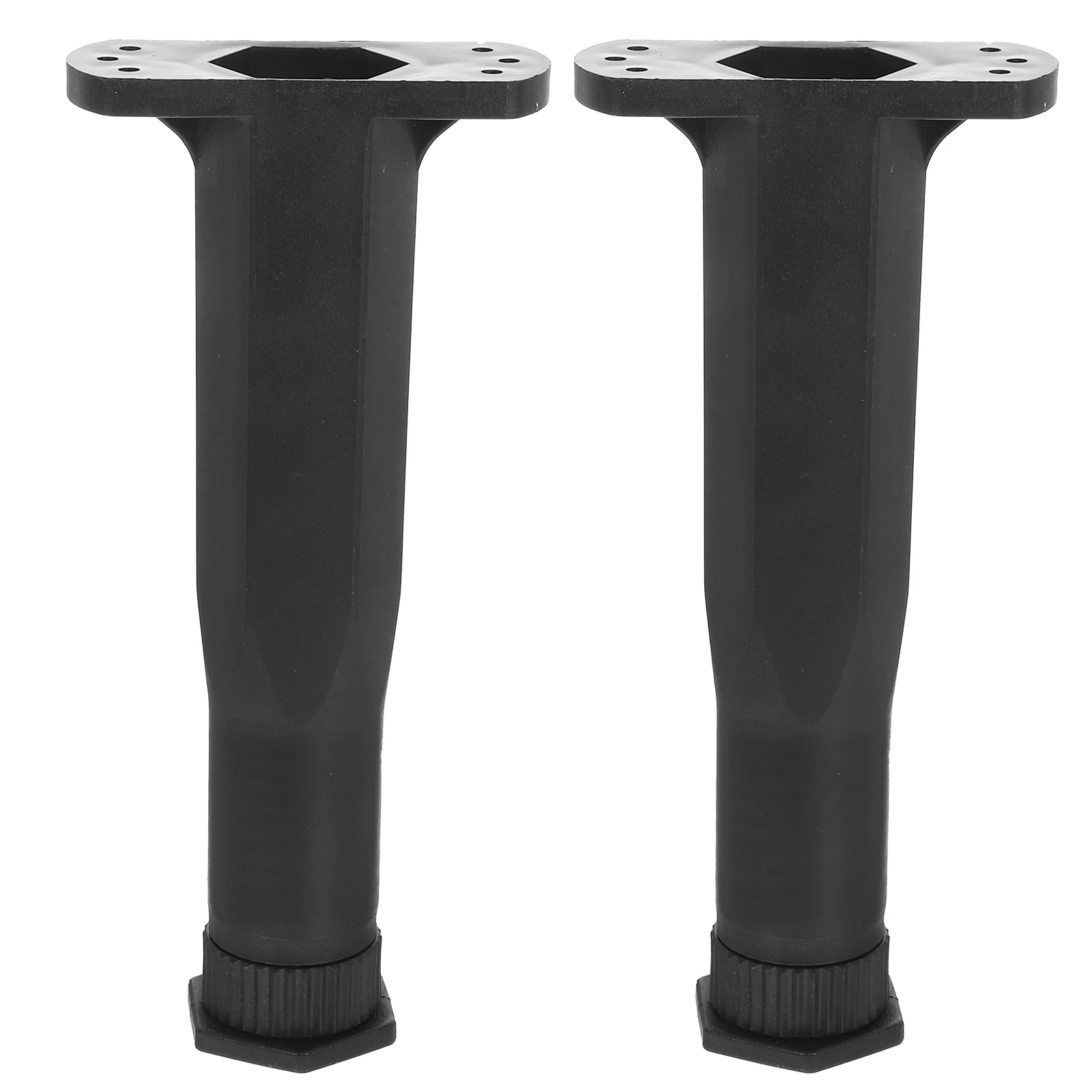 

2 Pcs T Shaped Adjustable Bed Support Legs 18cm 34.5cm PP Material Bed Frame Feet Replacement Parts Furniture Hardware
