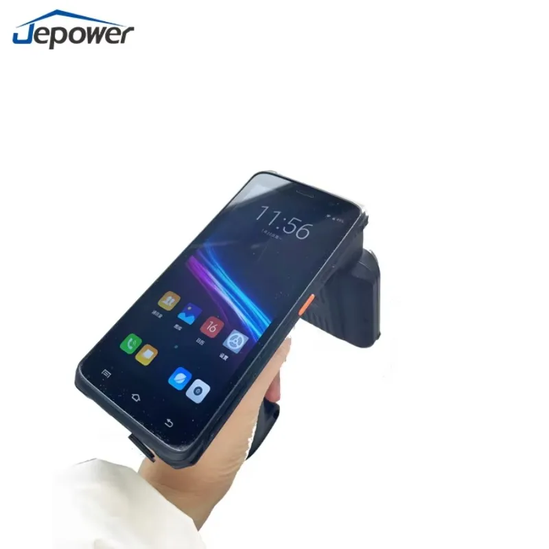 

Android PDA Barcode Scanner 1D 2D Optional High-Frequency RFID 5-20m R2000 Handheld Device with 4G Direct Factory Supply
