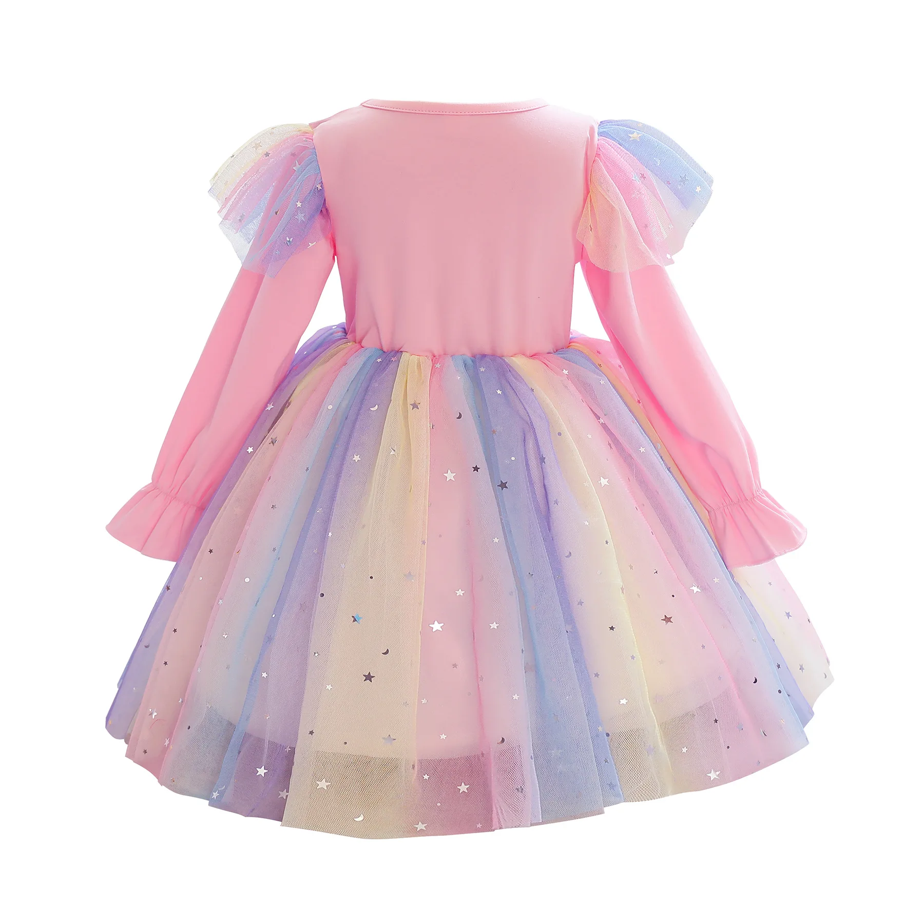 Unicorn Dress for Girls, Long Sleeve, Princess Costume, Tutu Clothes, Fantasy Party Dress, Spring and Autumn