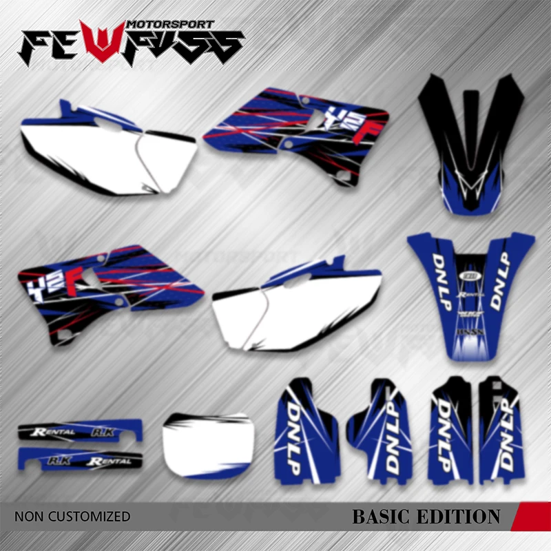 

Наборы наклеек для мотоциклов Fewfuss, графические наклейки для Yamaha 98-02 YZ250 YZ400 YZ426 YZ 250 400 426