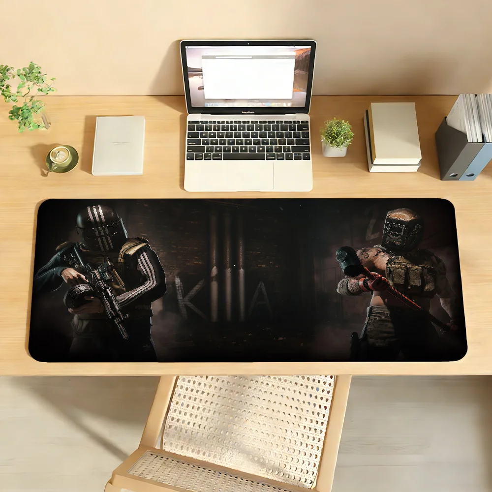 E-Escape F-From T-TarkovES MousePad Non-slip Locking Edge DeskMat PC Laptop Accessories Rubber Office Keyboard Game Carpet