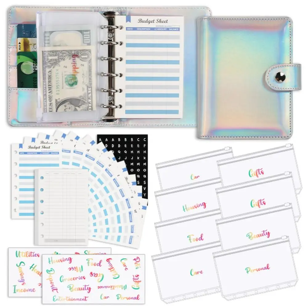 

Финансовое управление, ежедневник А7, ежедневник, Еженедельный планировщик, планировщик привычки, обвязка, комплект обвязки, украшенных искусственными камнями