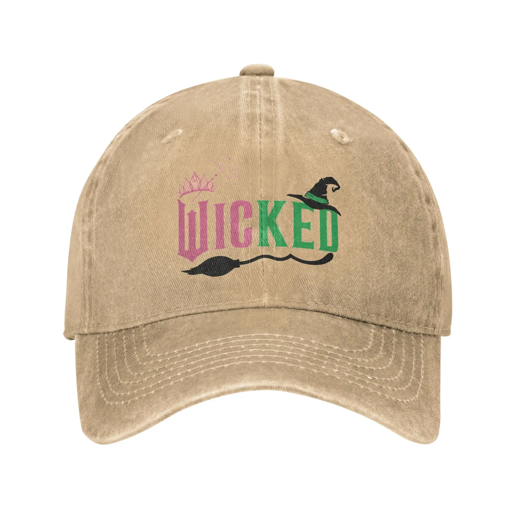 

Повседневная бейсболка Wicked Magic Movie, летняя шляпа дальнобойщика, солнцезащитная спортивная шапка в стиле хип-хоп на открытом воздухе, милые бейсболки