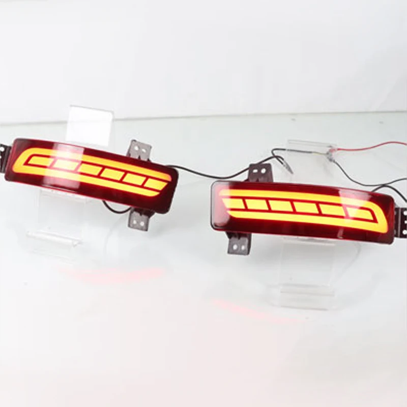 2Pcs LED Rear Bumper Reflector Light For Honda BREEZE 2020  Parking Warning Brake Light Running Reverse Tail Lamp