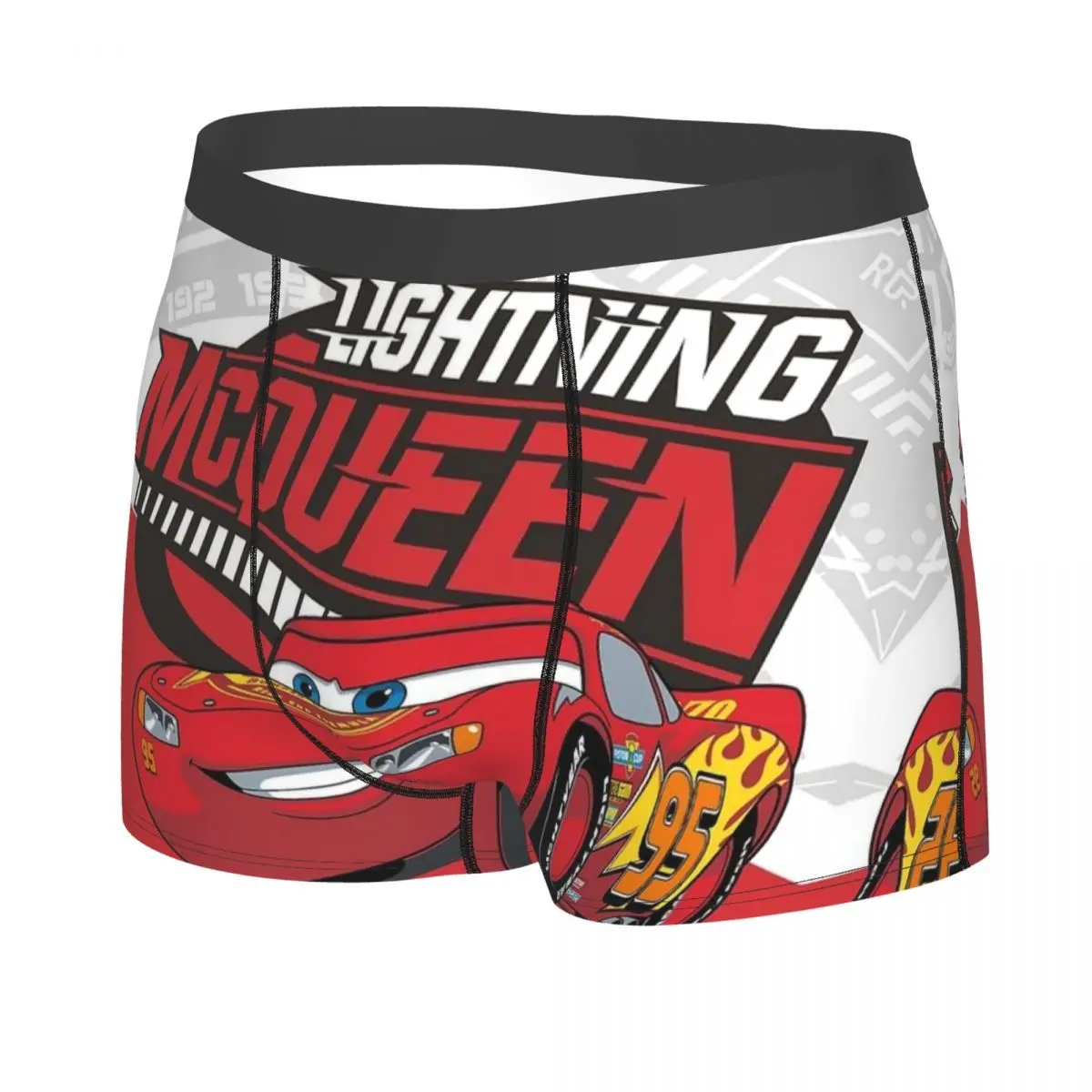 Custom Lightning Mcqueen Boxers Shorts Mens Cars Briefs Underwear Fashion Underpants