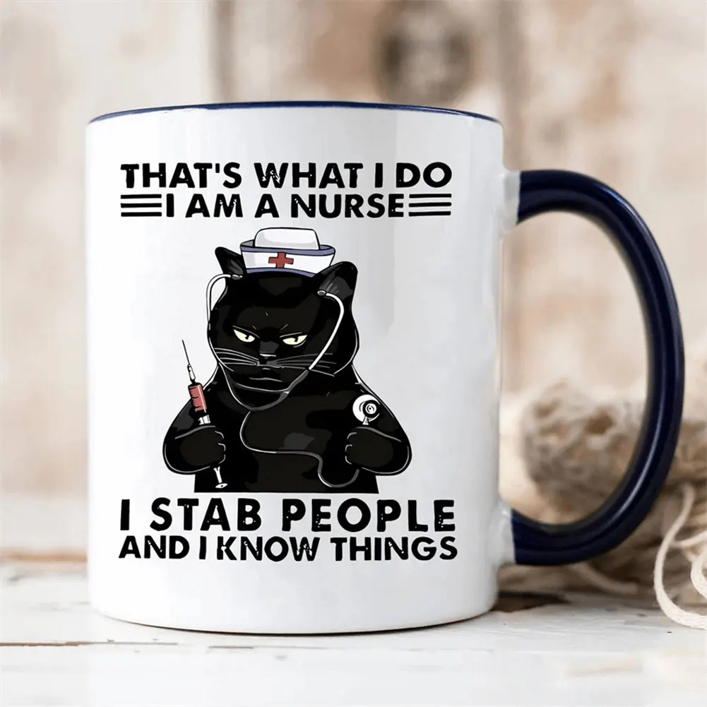 كوب شاي بعد الظهيرة من السيراميك متعدد الوظائف ، كوب قهوة بورسلين ، كوب كابتشينو للشاي والحليب ، 11 أونصة #5