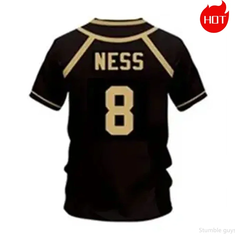 Streetwear Graphic Blue Locker Room Anime T-shirt Soccer Jersey Boys Clothes Girls Short Sleeve Harajuku Cosplay Tees