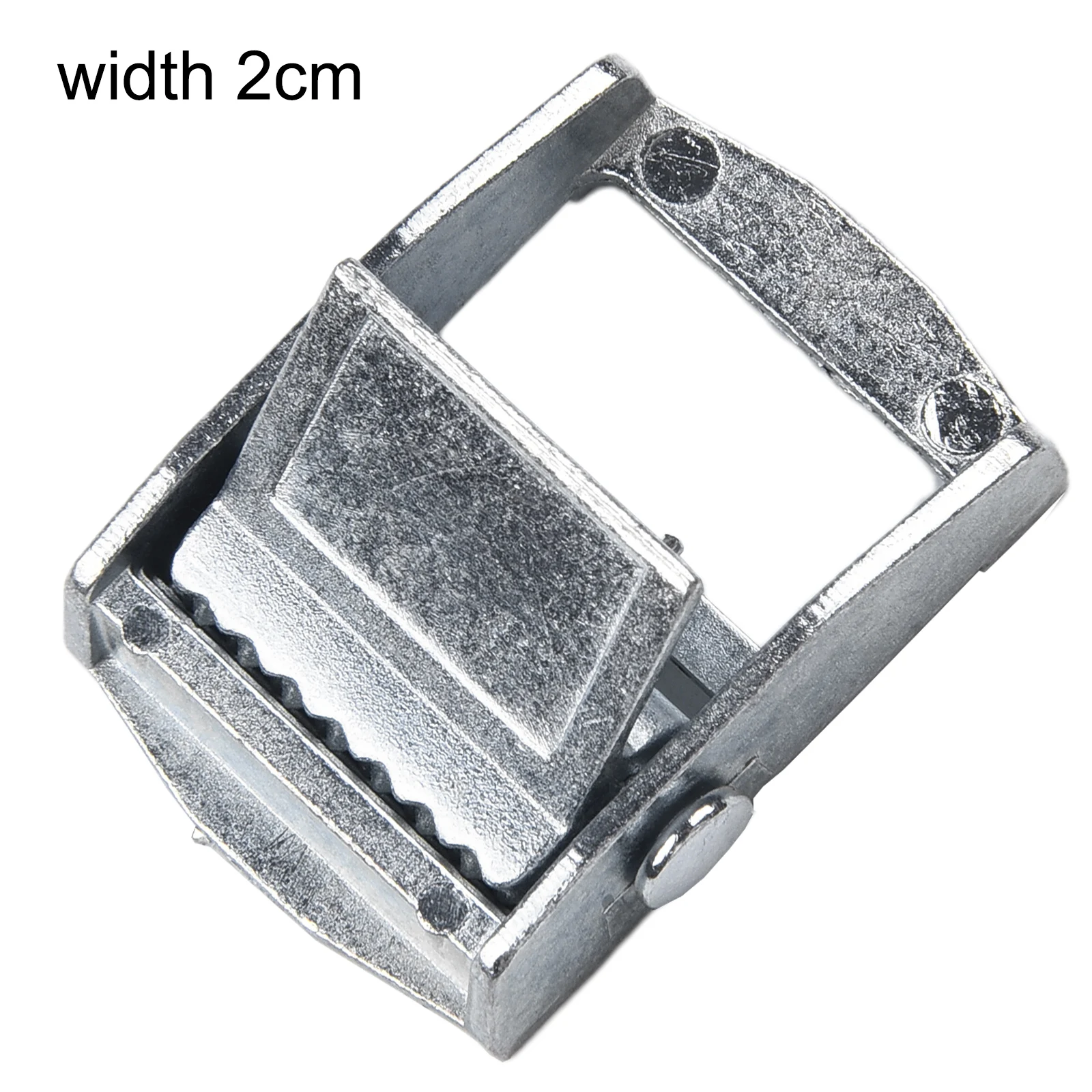 Buckle Snap Tightener 2.5CM Wide For Securing Cargo Heavy Duty Optional Size Silver Tie Downs Zinc Alloy Buckle