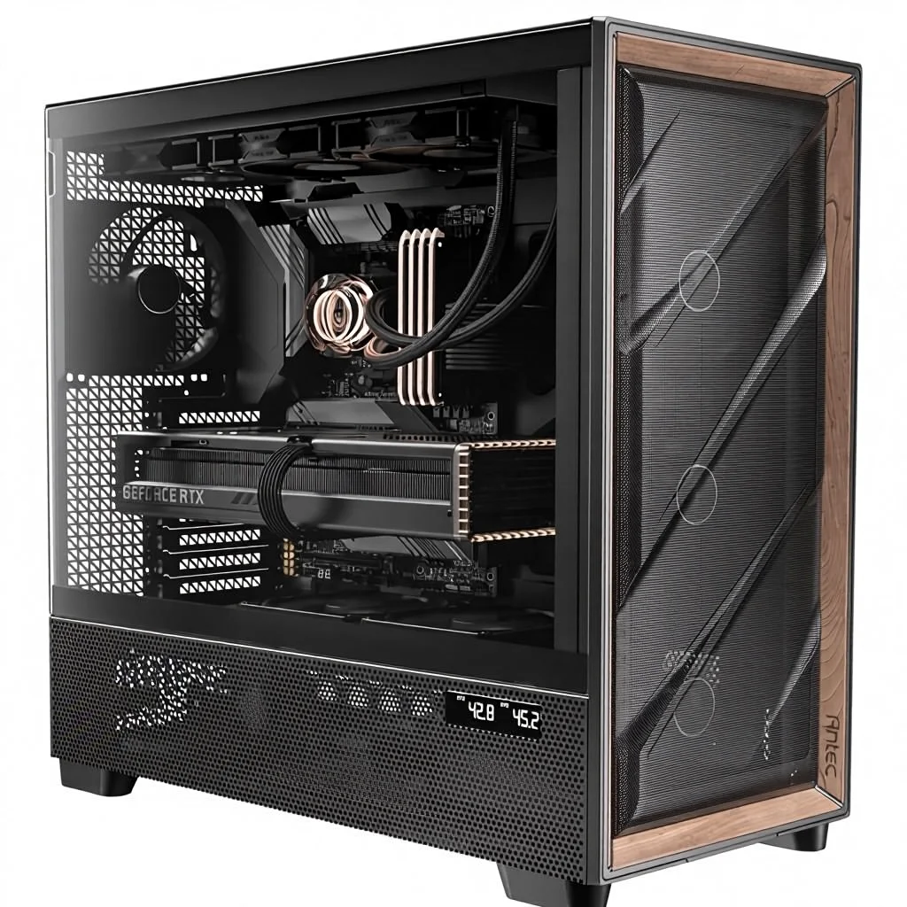 Antec Flux Pro Metal Full-Tower Extended ATX PC Case 6 PWM Fans High-Airflow Front USB3.0
