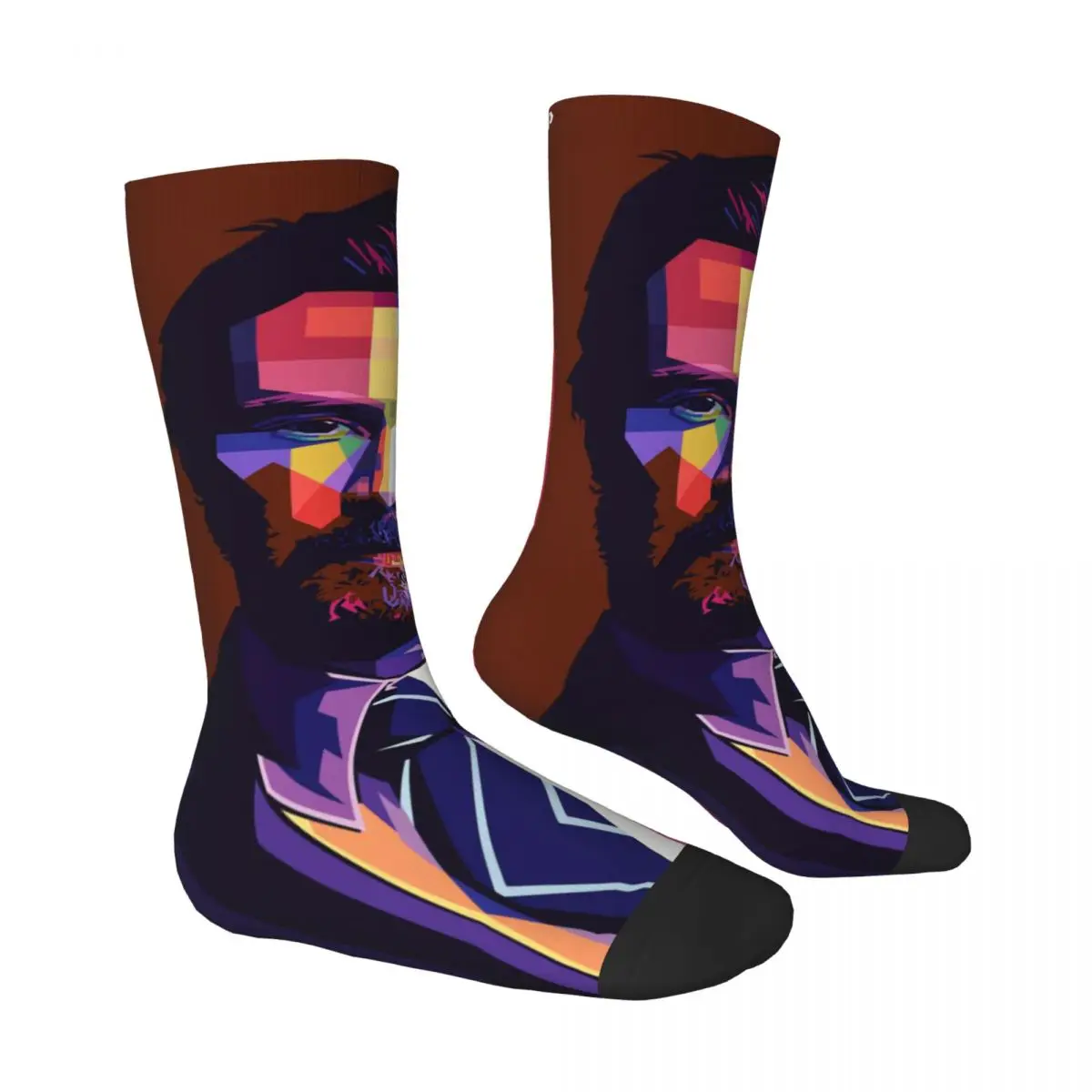 Keanu Reeves cosy Unisex Socks Running Happy Socks Street Style Crazy Sock