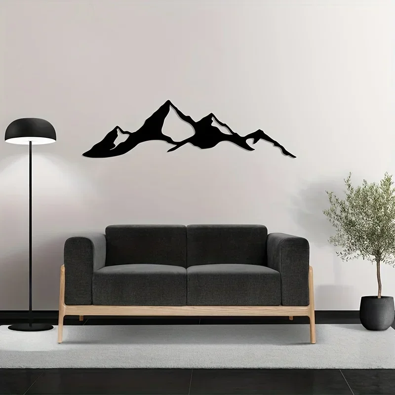 CIFBUY Deco Denali Mountain Metal Decoração de casa Arte Durável e sem ferrugem Interior Exterior Compuesta de alumínio Decoração montada na parede