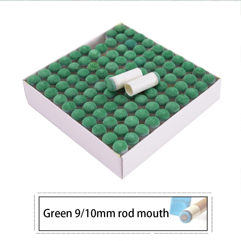 

100 шт. насадки для бильярдных киев, нажимные насадки для скраба, изысканные кии, наконечник для клюшек