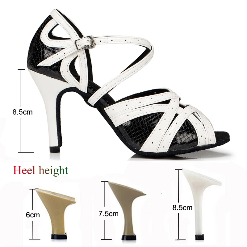 Latin Dance Schuhe Damen Salsa Tango Ballsaal Party Damenschuhe High Heel Sommersandalen Outdoor Hochzeitsschuhe