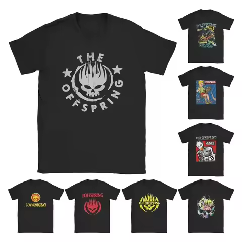 Punk The Offspring Funny T-Shirt for Men Rock Band Funny Women Cotton Tee 2026 Short Sleeve T Shirt Printed Top Summer Clothing