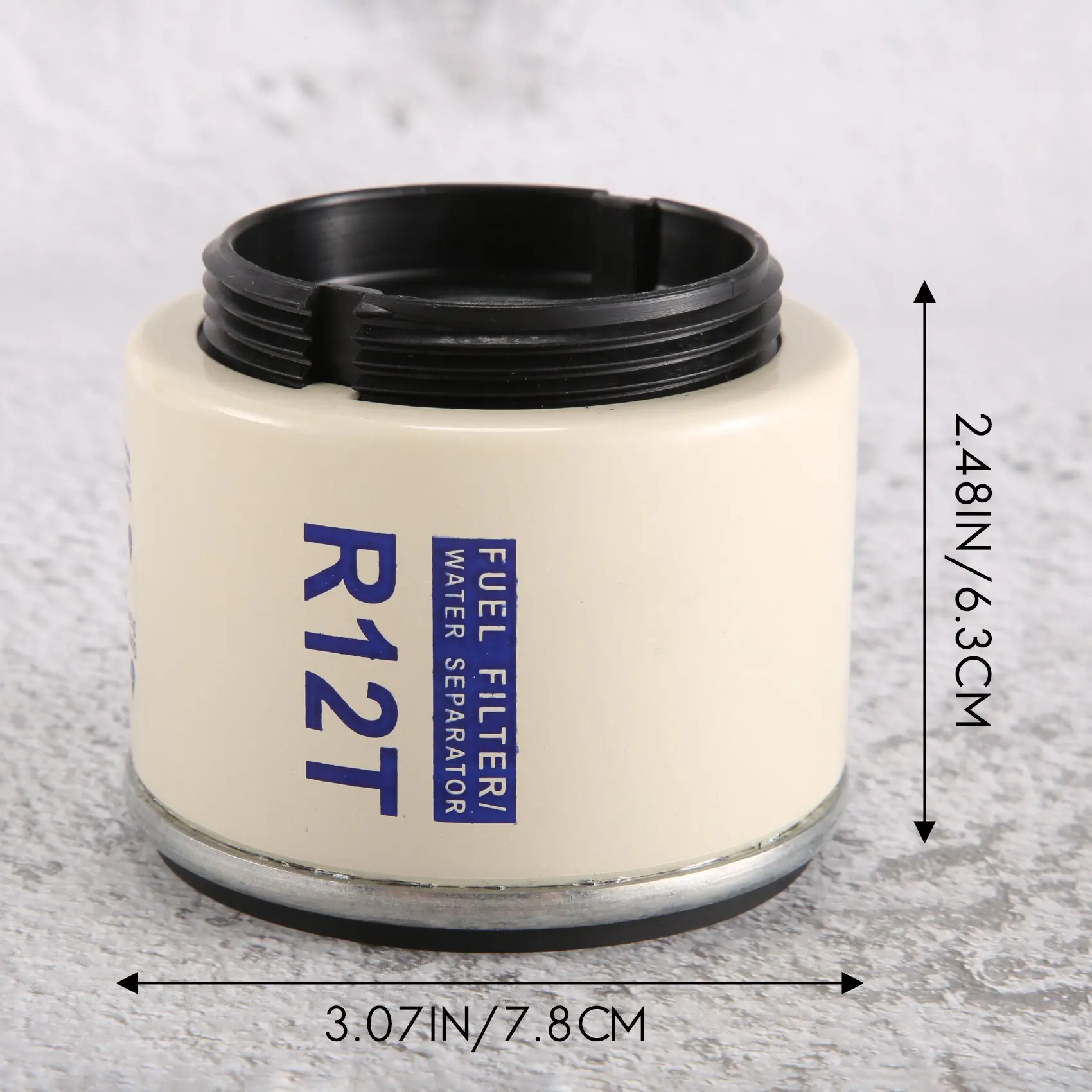 

【Лестный шанс!】6 шт. R12T Элементы фильтра сепаратора топлива/воды для Racor 140R 120AT S3240 NPT ZG1/4-19 Автомобильные детали