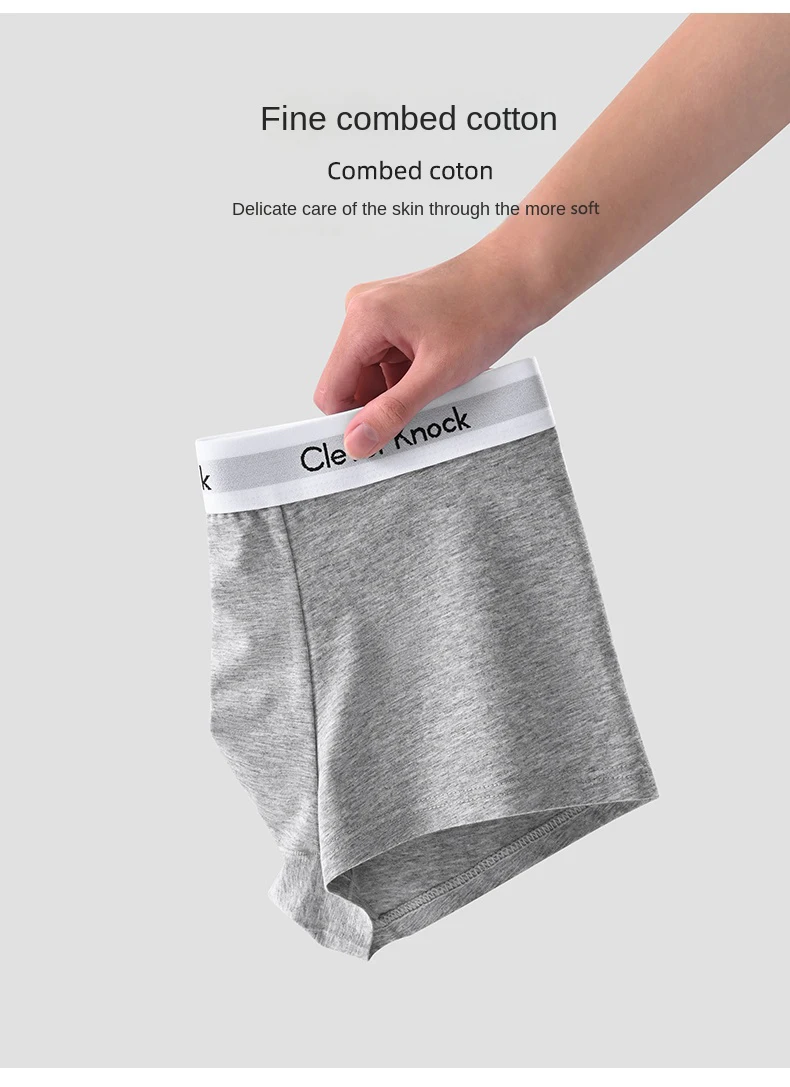 4Pcs Boxer Shorts männer Unterwäsche Sexy Höschen Baumwolle Boxer Mann Unterhose Männlichen Shorts Homme U Konvexen Dessous Großhandel viele – Detail 8