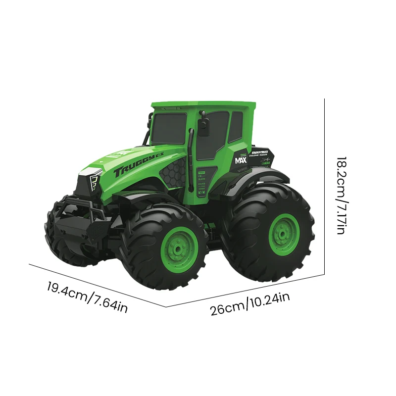 RC Auto Traktoren 1/14 Anhänger Wasserdichte Bauernhof Autos Amphibien Landwirtschaft Lkw Miniatur Bauer Tier Modell Spielzeug Kinder