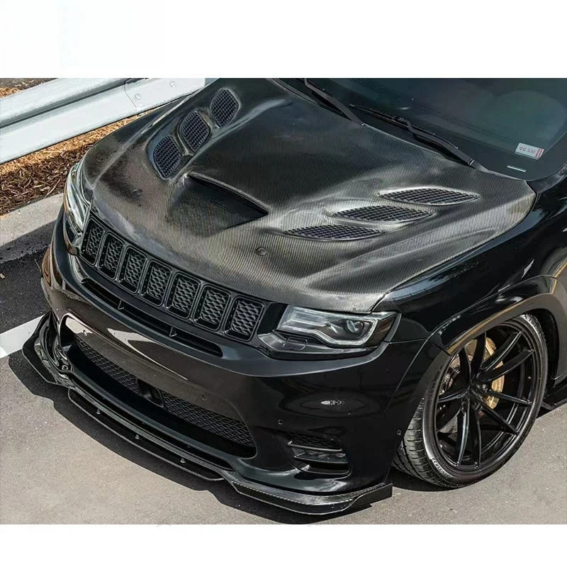 Vents Carbon Fiber Bonnet Hood Grand Cherokee Modifying