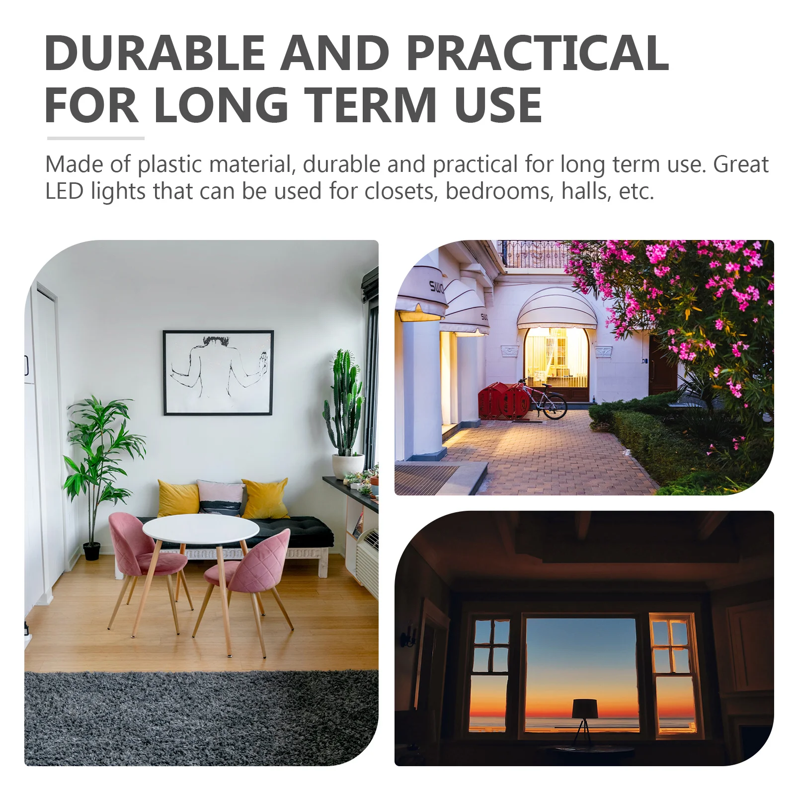 

2Pcs Pull String Night Light LED Rope Light for Closet Bedroom Drawer Cabinet Wall Mount Easy Install Soft Eye-Friendly Glow