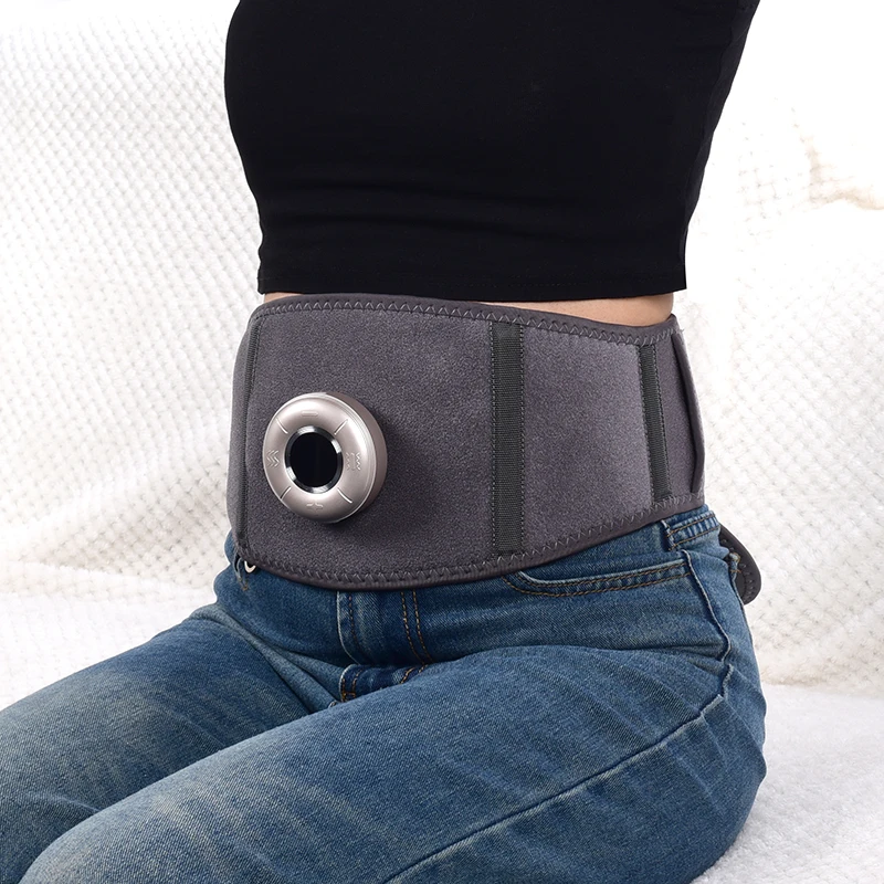 

Rechargeable Heating Massage Belt Warm Palaces Menstrual Cramp Pain Relief Warm Abdomen Massager