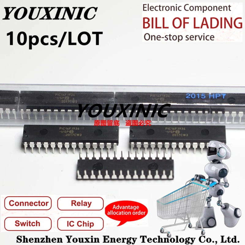 

YOUXINIC 100% New Imported Original PIC16F1936-I/SP DIP-28 microcontroller