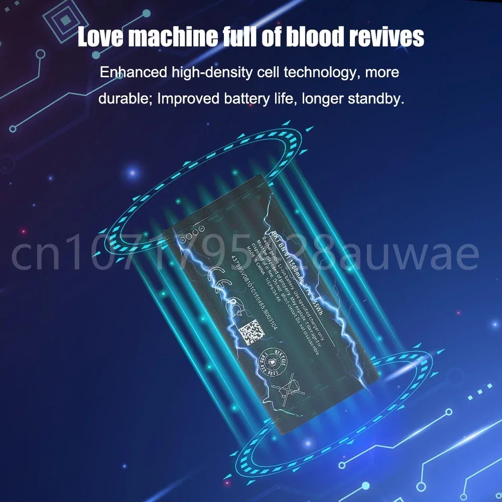 BN-01 แบตเตอรี่สําหรับ Nokia Lumia X 1045 RM-980 X2 X + Plus 1013 X2DS ฿ 980 โทรศัพท์มือถือ Batterie Bateria 1500mAh