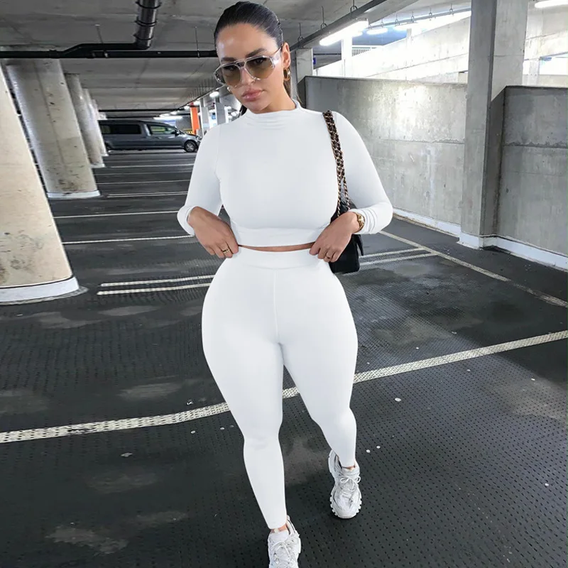 

Spring 2025 Women's Faion Casual Long Sve Yoga Fitn Sportswear Set Comfortable Breathable Sportswear for Women