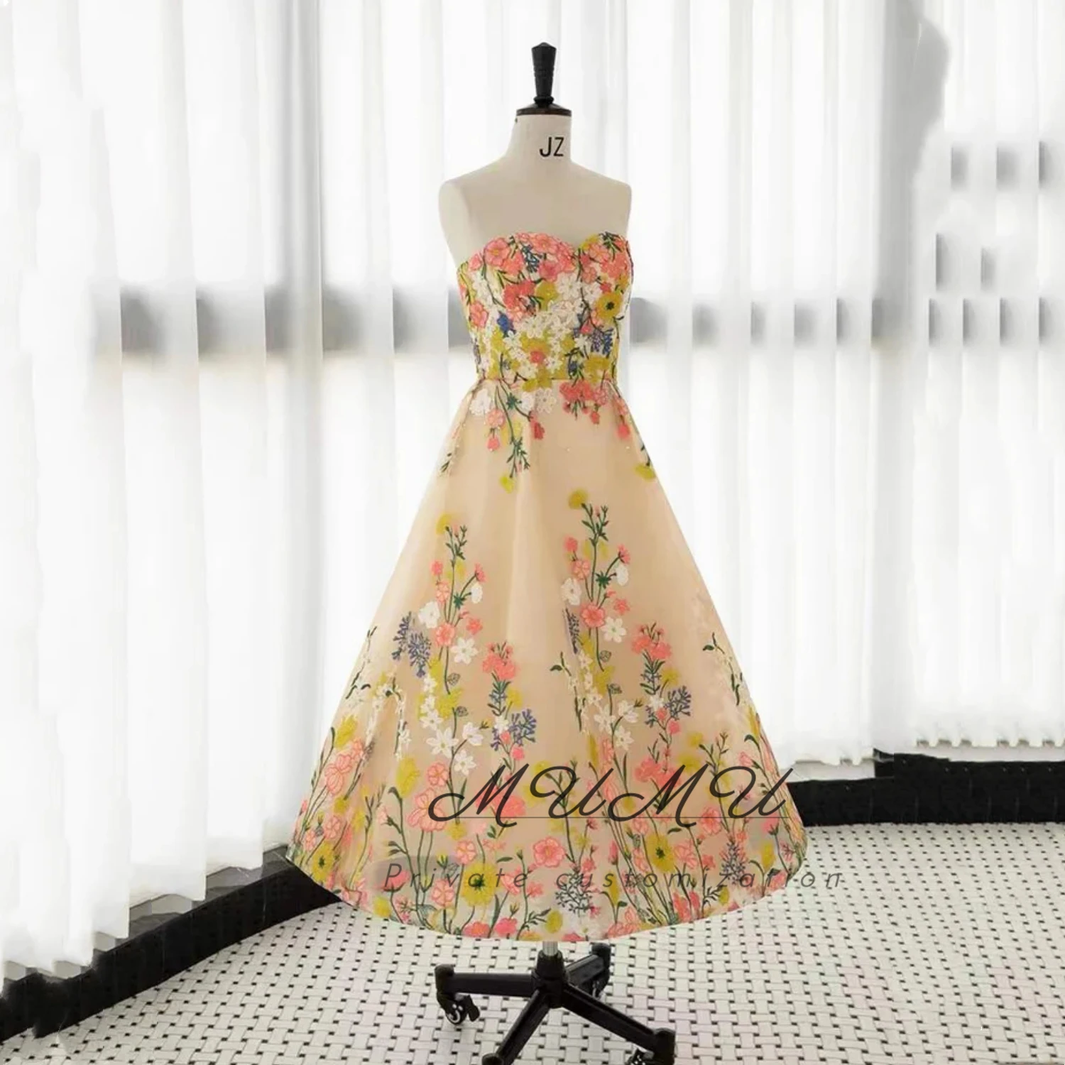 

MuMu Customized Women Bridal Dresses Large Sizes Ball Gowns short dresses Chic Evening Dresses graduation gown Party Dresses