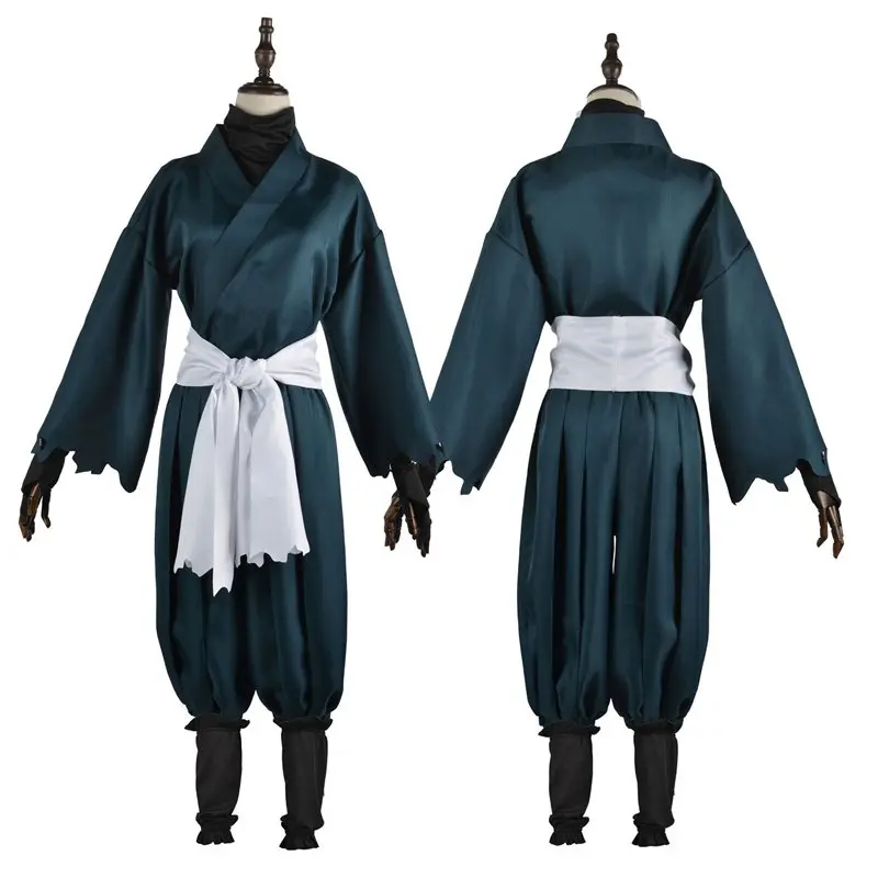 Anime jigoku raku cosplay traje yamada asaemon sagiri kimono gabimaru outfit unissex perucas para festa de halloween